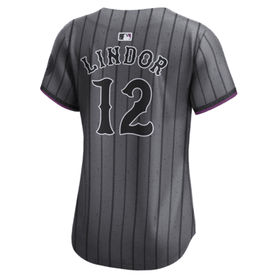 Jersey Nike Dri Fit Adv De La Mlb Limited Para Mujer Francisco Lindor